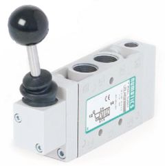 L2 Series 4-Way Manually Operated Pneumatic Valves, Up To 79 SCFM