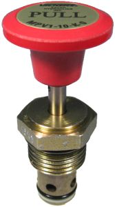 MPV1-10 Series 2-Way, 2-Position Pull-To-Open Manual Catridge Valves, Up To 3000 PSI & 12 GPM