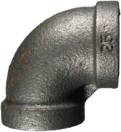 Malleable Iron Pipe 90 deg Elbows