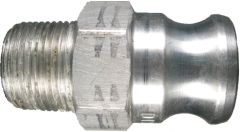 Aluminum Cam & Groove Adapters, Male Half, Male NPT