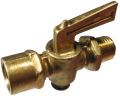 Brass 2-Way Shut-Off Plug Valves, Male NPT to Female NPT