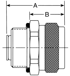 FD14 Series Oil Drain Couplings, Male Half