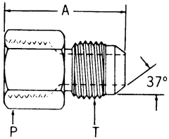 Steel Adapters, Female NPT To Male JIC 37 deg Flare, Straight