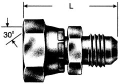 Steel Adapters, Female BSPP (British Parallel) To Male JIC 37 deg Flare, Straight