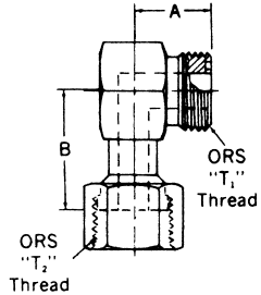 Steel Adapters, Male SAE O-Ring Face Seal To Female SAE O-Ring Face Seal, 90 deg Elbow