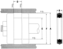 Style PSC Polyurethane Double-Acting Piston Seals