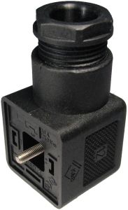 5000 Series DIN 43650 / ISO 4400 Solenoid Connectors, Strain Relief Style