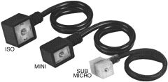 5J Series All-Molded DIN Solenoid Connectors