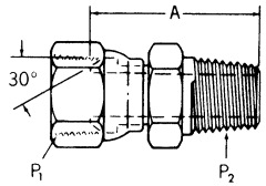 Steel Adapters, Female NPT Swivel To Male NPT, Straight