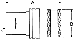 FD72 Series Connect Under Pressure Hydraulic Farm Quick Disconnects, Female Half, Female NPT