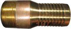 Brass Medium Shank Combination Nipples, Male NPT