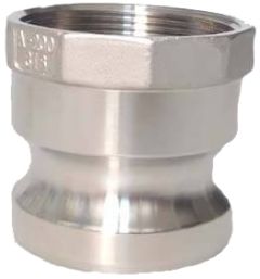 Stainless Steel Cam & Groove Adapters, Male Half, Female NPT