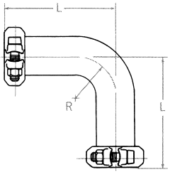 Flexmaster Pipe & Tube Joints, 90 deg Long Elbow