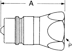 FD72 Series Connect Under Pressure Hydraulic Farm Quick Disconnects, Male Half, Female NPT