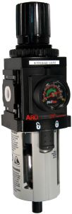 Aro-Flo Series Air Line Piggyback Filter/Regulator, Up To 1770 SCFM at 250/300 PSI