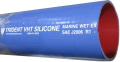 Blue Very Hi Temperature Silicone Rubber Wet Exhaust Hose