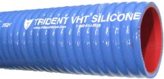 Corrugated Blue Very Hi Temperature Silicone Rubber Wet Exhaust Hose