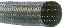 Stainless Steel Overbraid, 1-1/2 Inch ID, For Use With Hose OD From 1-1/8 to 2-1/4 Inch