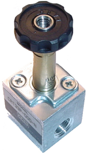 Cat Series Solenoid Operated Pneumatic Valve, 3-way 2-position Normally Closed, , 1/8 NPT (Side) Ports, 2.2 Flow Rating