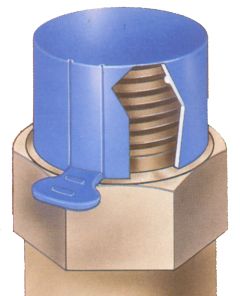 Polyethylene Protective Tear Caps For Pipe Threads