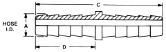 Brass Short Shank Type Hose Splicers