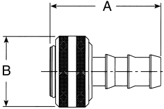 FD14 Series Oil Drain Couplings, Female Half