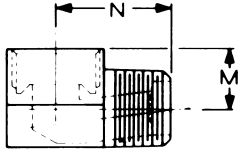 Brass Adapters, Female 42 deg Inverted Flare To Male NPT, 90 deg Elbow