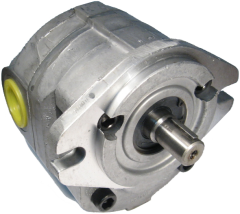 40 Series Gear Motor, 0.50 cu in/rev, 2-Bolt SAE A Mounting Flange, 5/8 St.Keyed  x 1.25 Long Shaft, SAE-12 Side Ports, Bi-Rotational