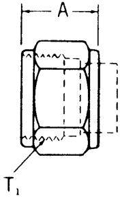 Steel JIC 37 deg Flare Tube Nuts