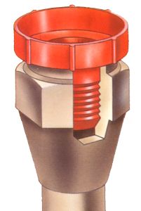 Polyethylene Protective Threaded Plugs For Flared Fittings