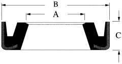 Metal-Clad Rubber Wiper Rings