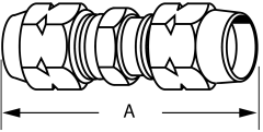 Brass Field Attachable 338 B Series Air Brake Hose Menders