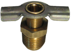 Pneumatic External Seat Drain Cock, 1/4 Inch Male NPT