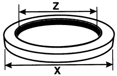 Self-Centering BSP Bonded Seals