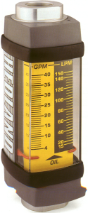 Flow Meter For Petroleum Fluids, 1-1/4-11-1/2 NPT Ports, 10 to 150 GPM Range, Up To 3500.00 PSI