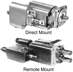 DM400 Series Dump Pump For Light & Medium Duty Dump Trucks, 4.00 cu in/rev, Direct Mount, 3-Line Operation, 2000.00 PSI Relief Setting