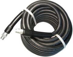 High Pressure Hose Assembly For Pressure Washers , SCHIEFFER HOSE BLACK 4000PSI 100FT W/QDS,  Inch ID Hose, 100 Foot Long, Up To 4000.00 PSI