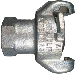 Cast Steel Universal Air Hose Coupling, 1 Inch Female NPT