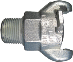 Cast Steel Universal Air Hose Coupling, 1 Inch Male NPT